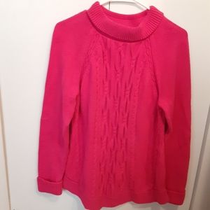 Gorgeous Talbots pink sweater fresh from dry clean